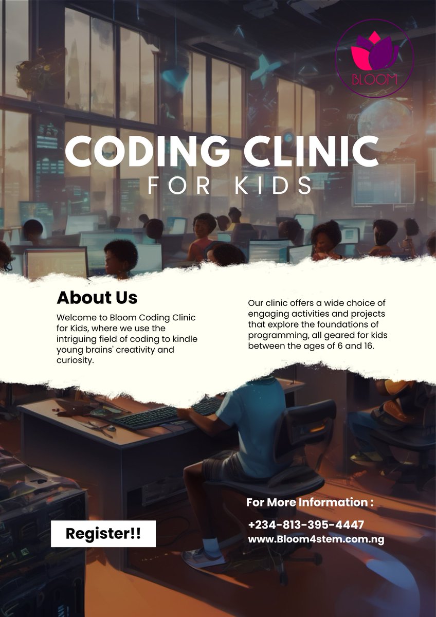 Bloom4STEM's tweet image. Join us at Bloom coding Clinic and embark on an exciting journey where imagination meets technology, and the possibilities are endless!
#Bloom4Stem
#codingforkids
#codingadventure
#girlscancode