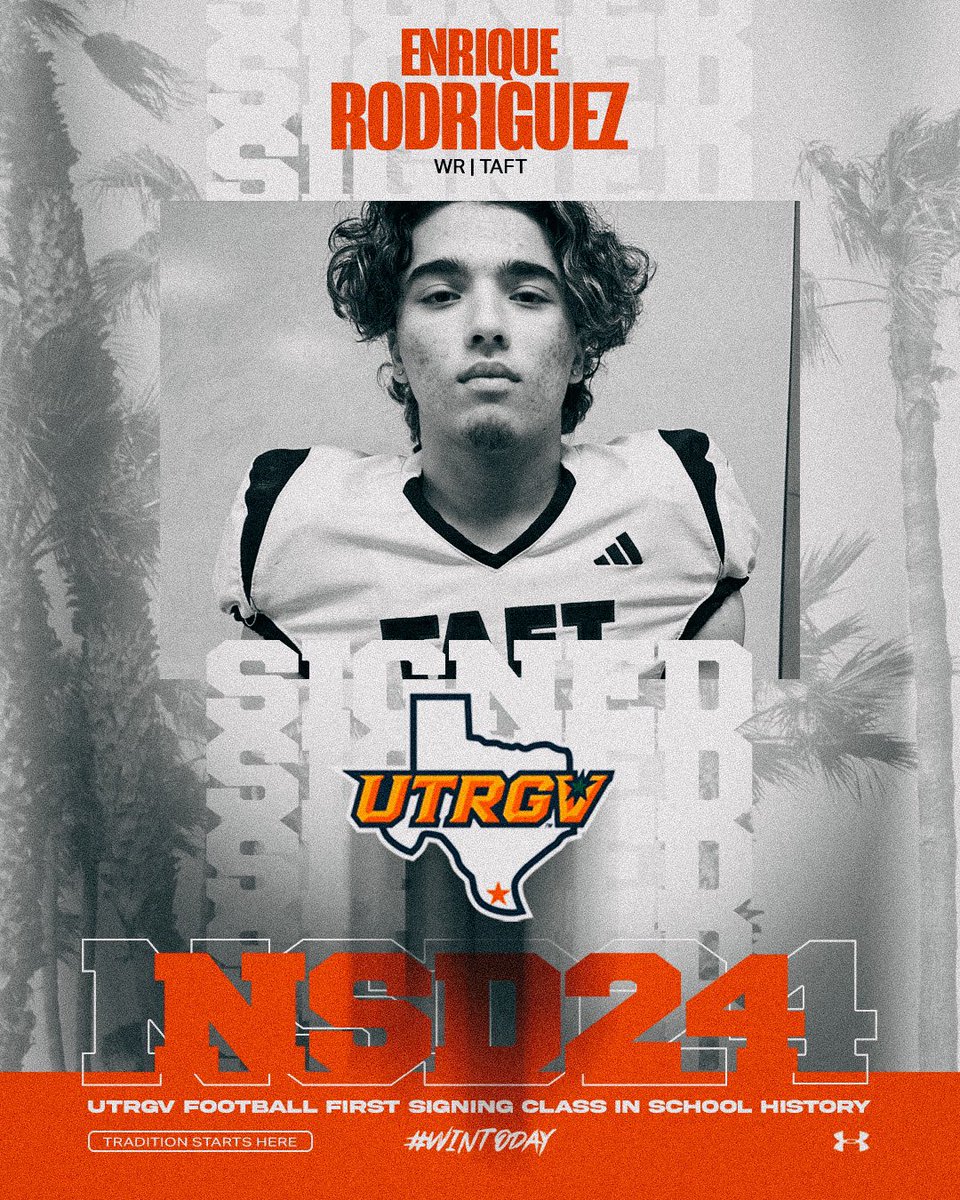 🌴Welcome to The Valley!🌴

Help us welcome Wide Receiver from Taft HS!
Enrique Rodriguez, <a href="/rikrod08/">Enrique Rodriguez</a> 

💪🏽🔥🌴✌🏽
#TraditionStartsHere
#WinToday
