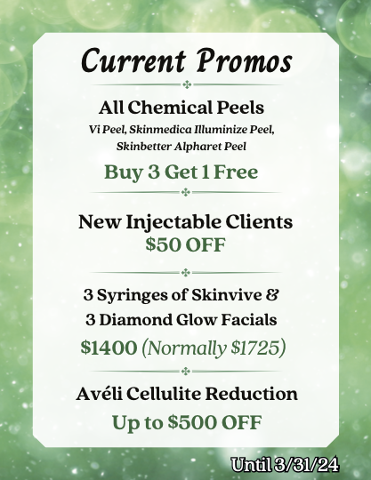 This is your skin's lucky day! 🍀 #skincare #medicalspa #medspa #aveli #diamondglow #chemicalpeels #skinvive