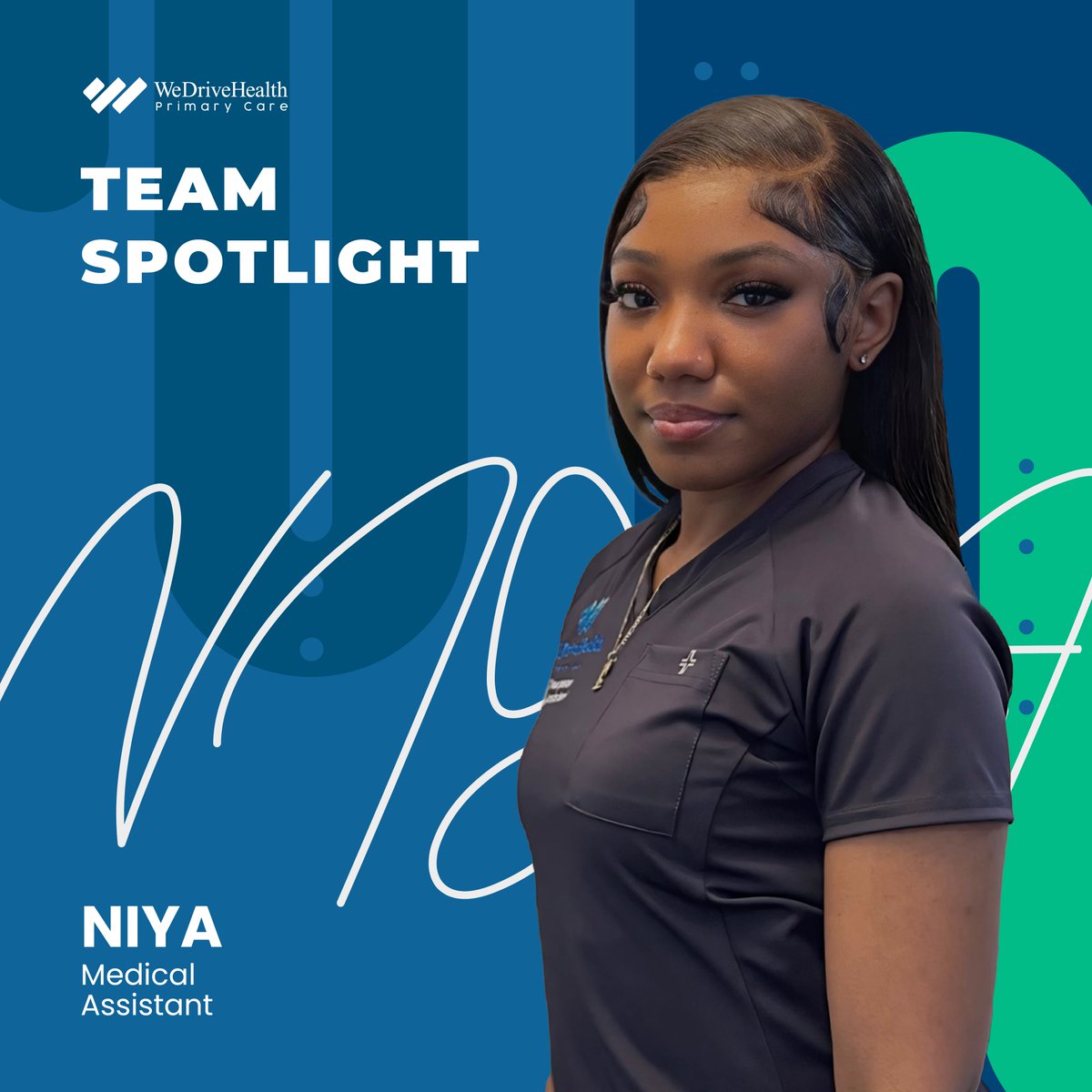 WeDriveHealth's tweet photo. Bringing efficiency, empathy, and a smile to your care. 

"Working at a wellness center is incredibly fulfilling. Knowing my efforts contribute to a healthier and happier community directly aligns with my values and passion for promoting well-being."

#Wedrivehealth #Healthcare https://t.co/AybUVE8Fly