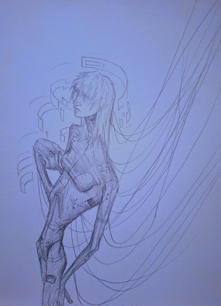 fkajudas's tweet image. cibo my muse #cibo #BLAME! #blamecibo #ciboblame #tsutomunihei #blamemanga #art #cyberart