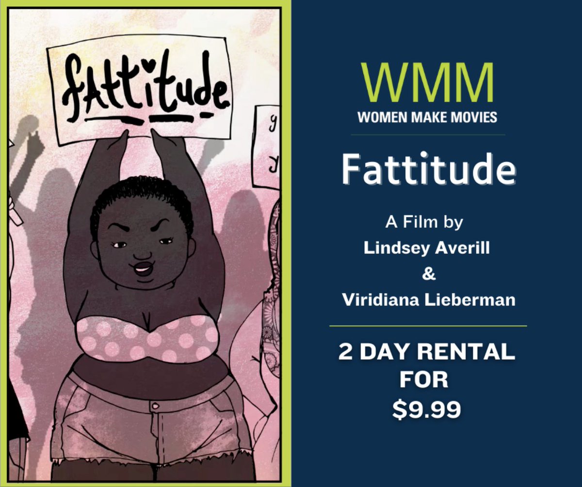 We have the perfect watch for your weekend! WMM release FATTITUDE (dir. Lindsey Averill, Viridiana Lieberman) is now available for a 2-day rental. Click the link to jump-start your rental today! vimeo.com/ondemand/fatti…