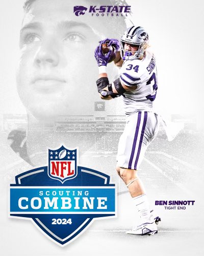 Cannot wait to see @ben_sinnott chase his dreams today - been a privilege to coach him. Made me better and left his mark on Kansas State! #EMAW