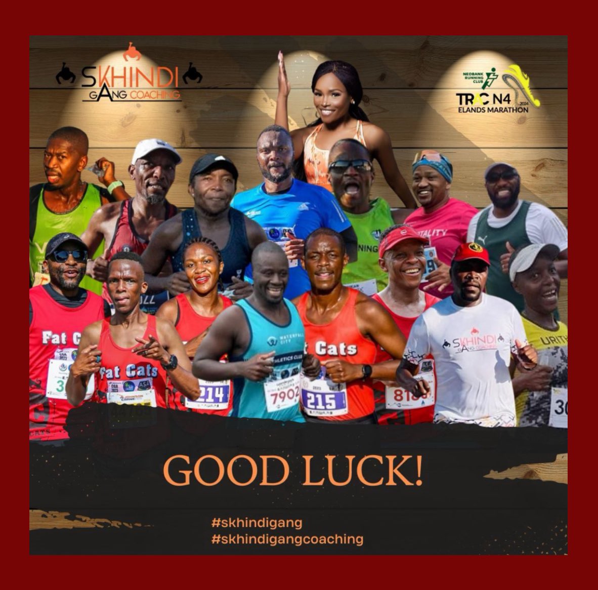 First race of the year. Best wishes to everyone else that’ll be running the @ElandsMarathon tomorrow! #TrapnLos #RedSkippa #IPaintedMyRun #FetchYourBody2024 #FitnessGoals #SkhindiGangCoaching #Motivation #RunningWithTumiSole