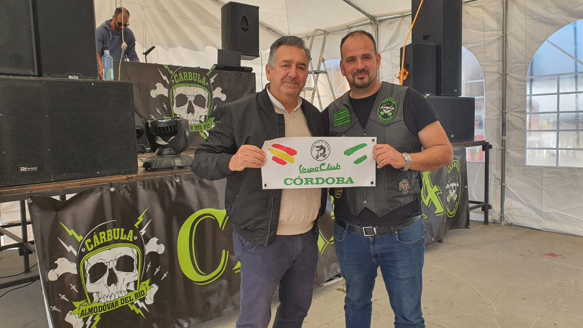 ppalmodovar's tweet photo. 🔵 Nuestro concejal y Secretario @josemiguelcarmonaberenguer ha asistido hoy a la Inauguración de la XIII Concentración moto-turística del Moto Club Cárbula que ha tenido lugar a las 13:00 en el Recibto Ferial de nuestro pueblo.
🏍️ ¡Estáis todos invitados! https://t.co/JmxcnCJq2h