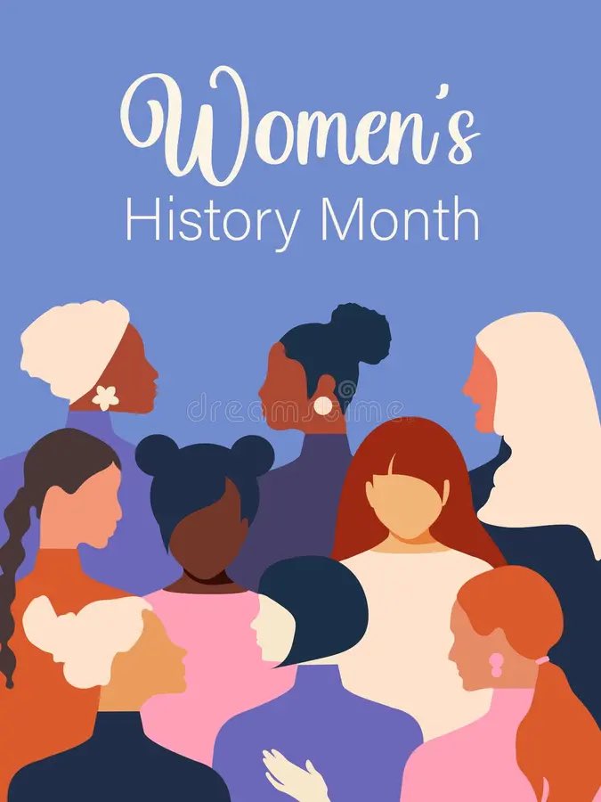 poetkevinpowell's tweet photo. March is WOMEN’S HISTORY MONTH. Just like I learned like nothing about Black history in school coming up, in spite of being an A student, I also learned like nothing about the contributions of women to science, math, history, the arts, to anything. My life changed as I learned. https://t.co/0TtmLm13WI