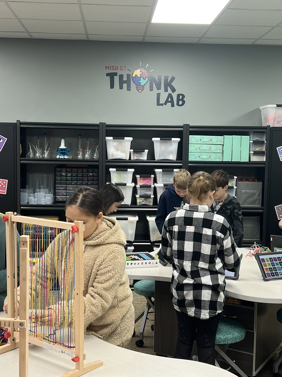 Exciting stuff happening at Lincoln Elementary. The GT Think Lab opened today! Kids were so excited. I look forward to seeing the awesome learning that this inspires!