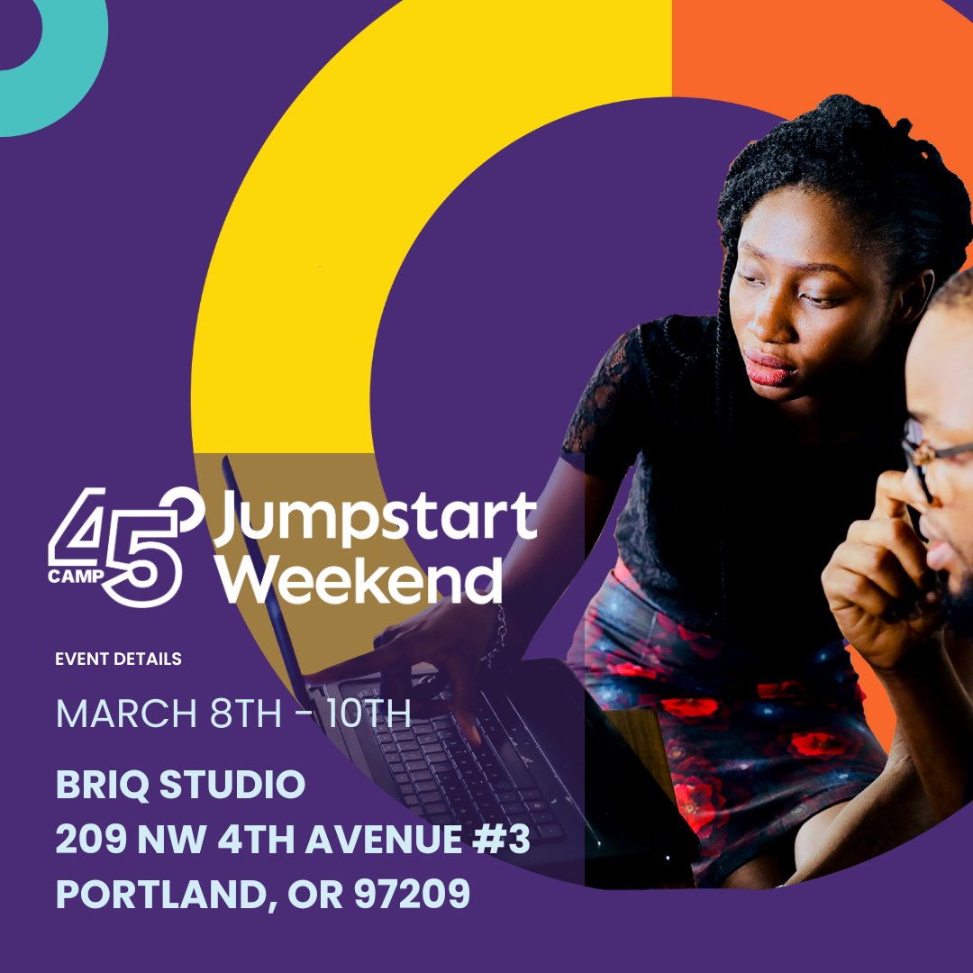 It's almost time for Jumpstart Weekend in Portland! Sign up for a weekend of entrepreneurship, exploring how to building a climate tech startup. Don't miss valuable mentorship and connections in this immersive workshop!

For details and to register: bit.ly/49DXkQf