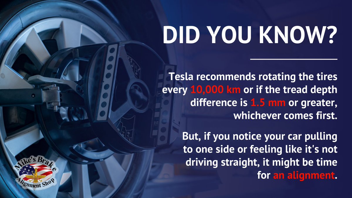 Don't overlook the importance of TESLA alignment! Trust our team of experts to keep your ride in top shape. Schedule your service now! #TESLAalignment #batteryrepair #startersrepair
