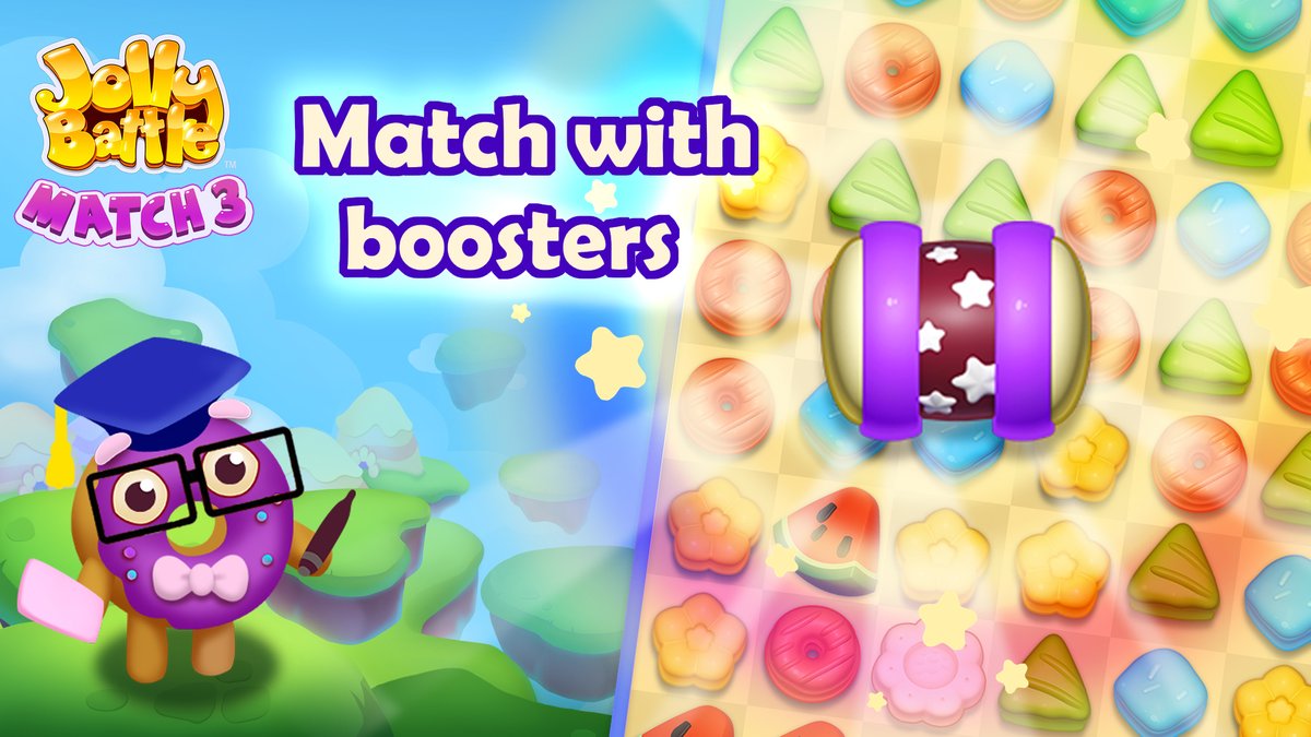 😍 Hey! It's #FollowFriday We are working on a mobile game with the beloved mechanics of matching items. 🙌 Please follow us to show your support! 👉 Check out our family-friendly indie game Jolly Match by Jolly Battle: jollybattlematch3.page.link/jmTw #indiedev #indiegame #mobilegames…