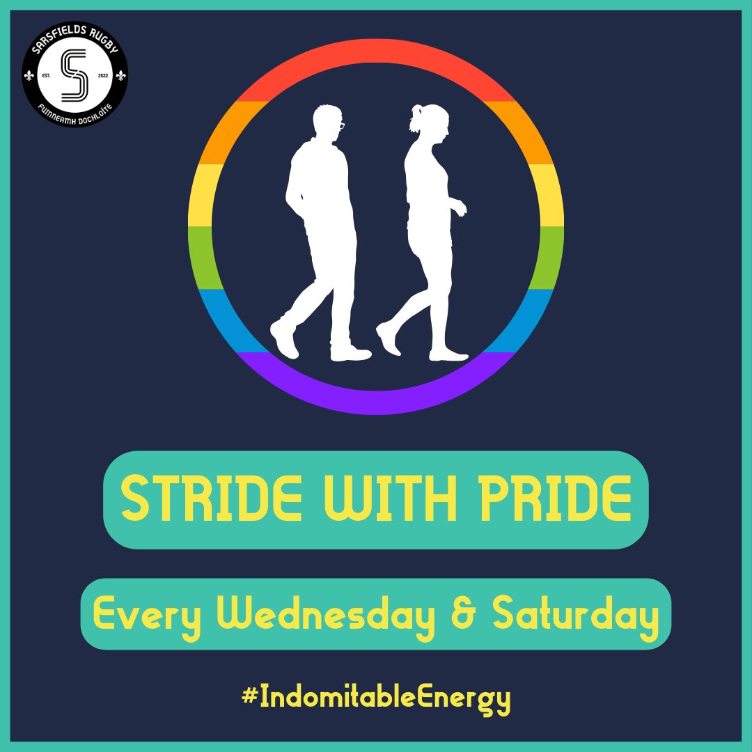 🏳️‍⚧️ STRIDE WITH PRIDE 🏳️‍🌈 Are you looking to keep fit, meet new people, and have fun in an inclusive environment? Join us every Wednesday and Saturday for a walk and coffee ! Wed 7pm 📍Collins Bar Dooradoyle Sat 12pm 📍Ul Boathouse Stride with Pride is open to all !