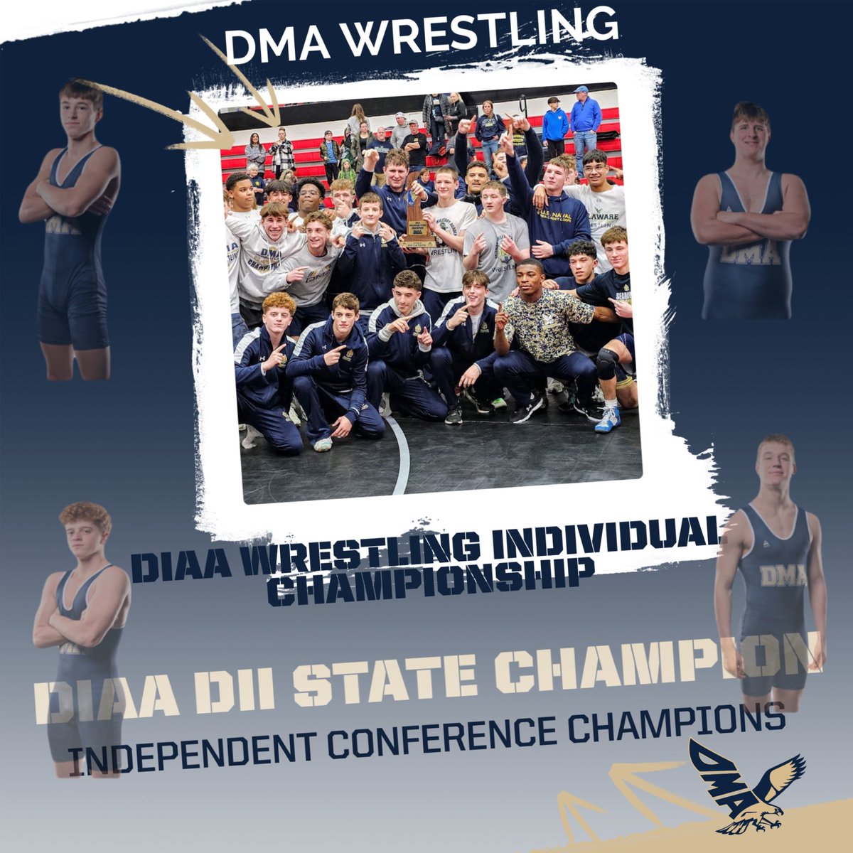 After winning the 2024 DIAA DII Wrestling State Championship and Independent Conference Championship, our Wrestling team is looking to have a great showing at the DIAA Individual Wrestling Tournament! GO SEAHAWKS ⚓️💛💙