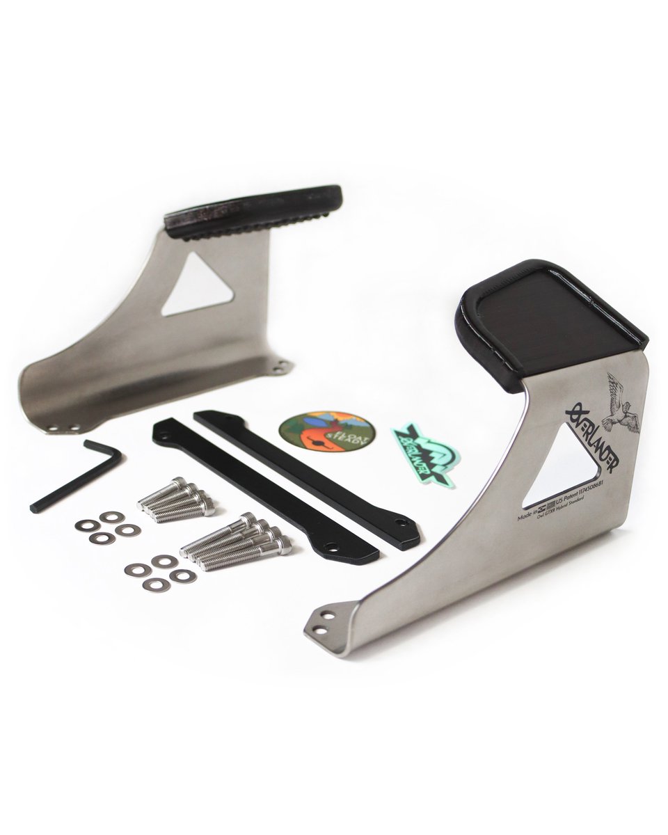 craftandride's tweet photo. Introducing the new Overlander Titanium Owl Lifters 🦉 Here’s how to enter to win your own set (we’re giving a few sets away).

1. Like this post.
2. Repost this post.

This giveaway ends tonight at 11:59 PM PT and the winner will be announced at midnight!

Craft&Ride and Overlander have strategically partnered to unlock the next evolution of the Onewheel experience. We are proud to introduce the patented Overlander Titanium Owl Lifters for the Onewheel GT S-Series, GT, XR, Pint X, and Pint, in a new minimal hybrid design that is compatible with multiple Onewheel models. The next evolution of both casual Onewheel riding and professional Onewheel racing has arrived exclusively at Craft&Ride. Overlander Titanium Owl Lifters are protected by US Patent 11745086B1.

Owl Lifters are footholds that are perfectly positioned wide and exactly where they should be (the narrow stance foothold days are over) to offer you the most natural and athletic wider stance with added leverage, allowing you to perform high-speed maneuvers, massive jumps, effortless nudges, and banked carves with ease. Whether you're a casual rider looking for more control and stability, or a racer looking to take your game to the highest level, Owl Lifters are for you.

Features:
- Lightweight (Combined weight of less than a pound)
- Grade 5 Titanium
- Easily Installation, No Mods Required
- Clean Release Design for Safe Bailouts
- Natural Wide Stance
- Made in the USA

The Overlander Titanium Owl Lifters are in stock now at https://t.co/SEXVxVtNbz.