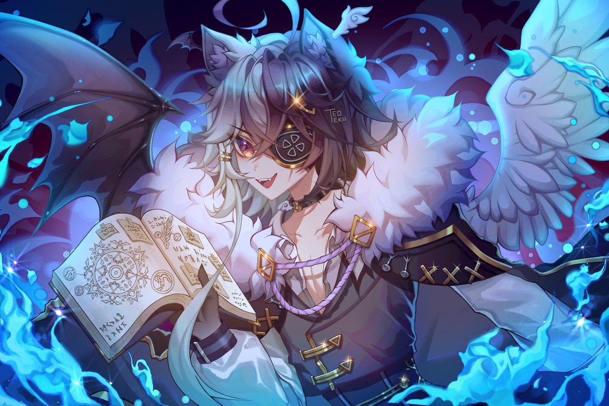 A comm for <a href="/Saphera_deNoma/">😇 Saphera de Noma 😈🐺</a> 😈
#Vtuber