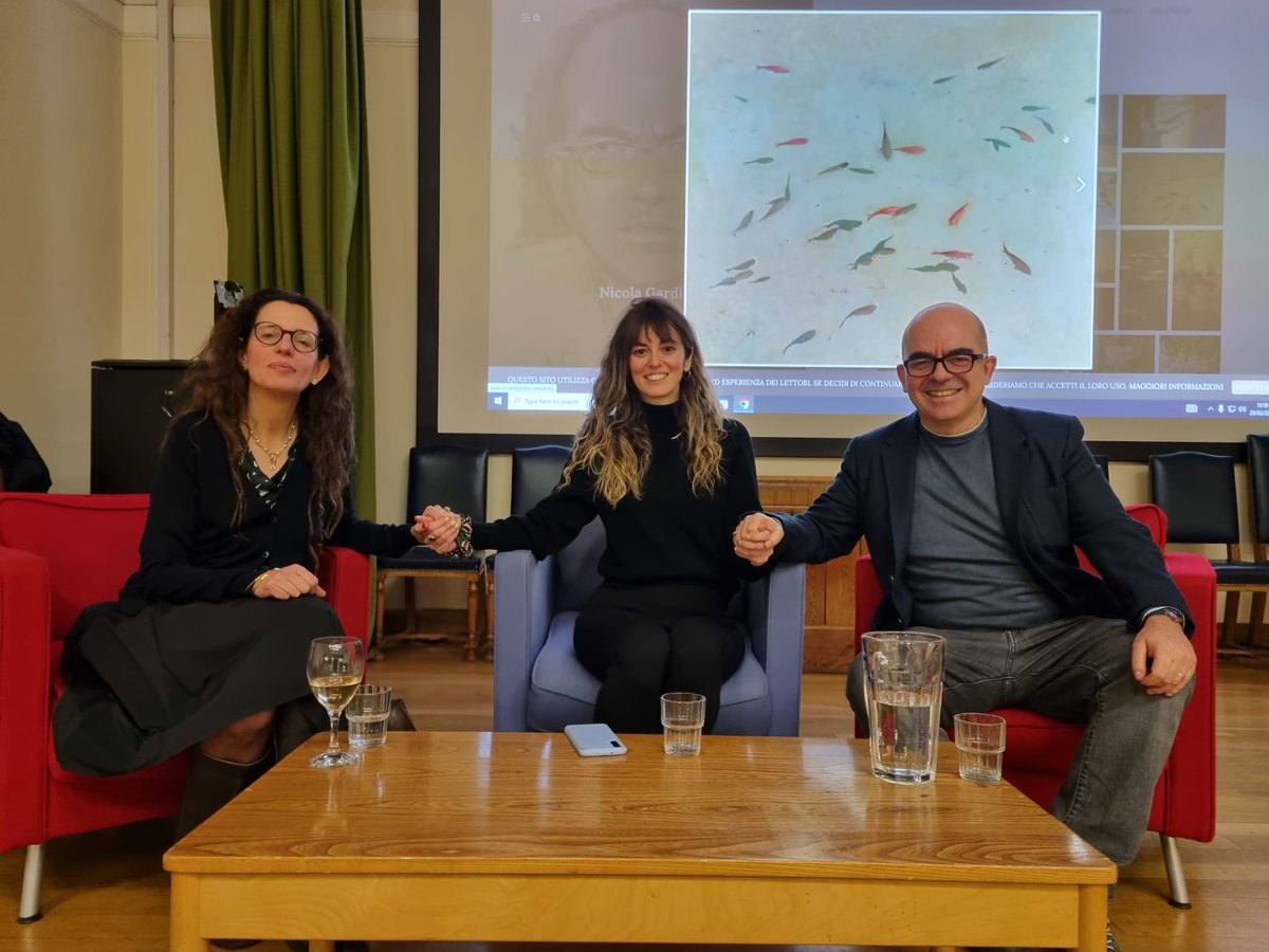 Marta Arnaldi (@tersi_core14) on Twitter photo Honoured to be in dialogue with <a href="/Nicola_Gardini/">Nicola Gardini</a> & Elena Lombardi on a topic v dear to me: 'Creative Criticism and Other Stories'. How we create #meaning and #health through #literature. Inspiring and honest✨Thank you to colleagues, students+friends for attending #italianpoetry Honoured to be in dialogue with <a href="/Nicola_Gardini/">Nicola Gardini</a> & Elena Lombardi on a topic v dear to me: 'Creative Criticism and Other Stories'. How we create #meaning and #health through #literature. Inspiring and honest✨Thank you to colleagues, students+friends for attending #italianpoetry