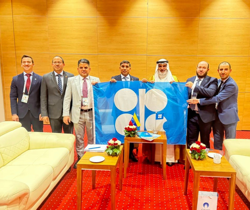 OPECSecretariat's tweet photo. OPEC SG HE #HaithamAlGhais met with HE Eng. Pedro Tellechea, People's Minister of Petroleum of the Bolivarian Republic of Venezuela, in Algiers, Republic of Algeria, on the sidelines of the 7th GECF Summit of Heads of State and Government.

The meeting highlighted the positive role Venezuela plays in OPEC’s affairs and explored ways to strengthen the ties between the Organization and Venezuela. Developments in the global oil market, as well as key issues related to the energy industry, were discussed.