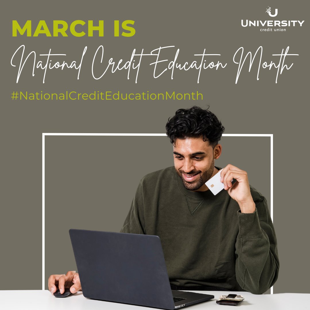 Join us in celebrating #NationalCreditEducationMonth! Throughout the month, we'll be sharing a range of credit-related educational resources and tools. We believe that by empowering our member-owners with knowledge, we can help build stronger and financially stable communities!