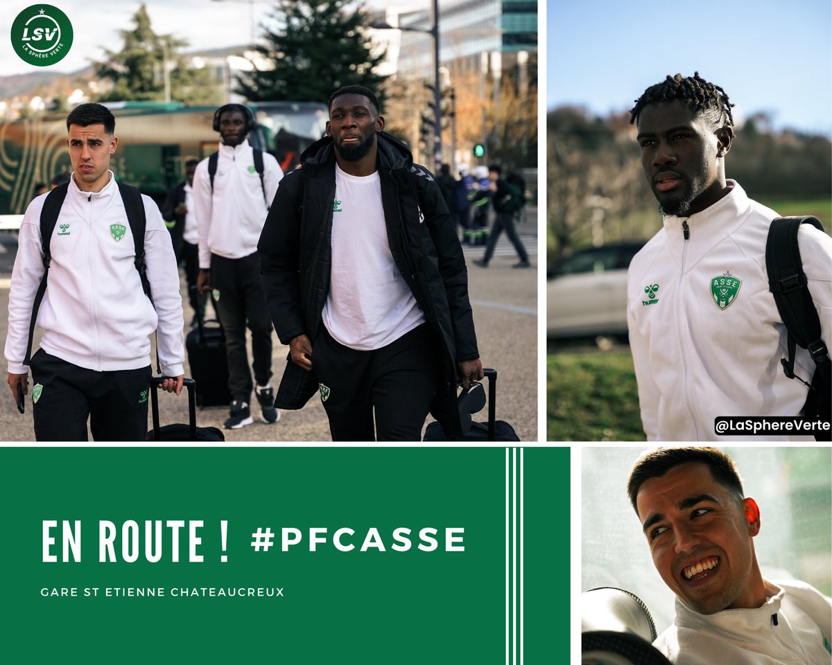 LaSphereVerte's tweet photo. Les Verts son en route pour Paris 🧳
 
Ils effectuerons le déplacement en train 🚄

📸 @ASSEofficiel 

#ASSE #PFCASSE https://t.co/JNaK7f0Y3z