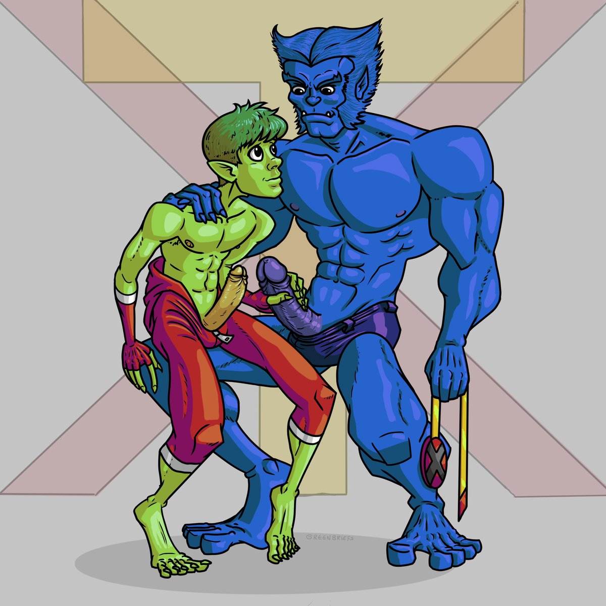 🟢 + 🔵
#yaoi #nsfw #gayart #nsfwart #rule34