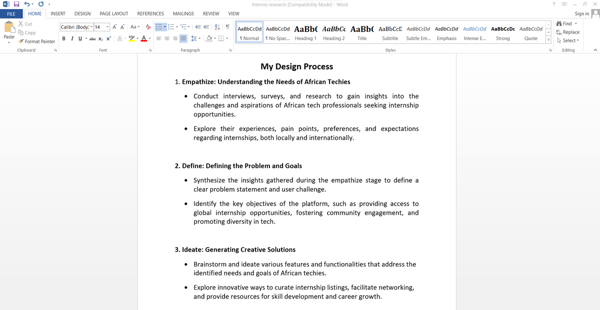 LuciidDX's tweet photo. The "My Design Process" section reveals the decision-making process, design principles, and methodologies used to develop a user-centric solution, showcasing the team's creativity, expertise, and innovation in transforming concepts into tangible designs.
#Day0
#Internio https://t.co/wd9PbfKhYR
