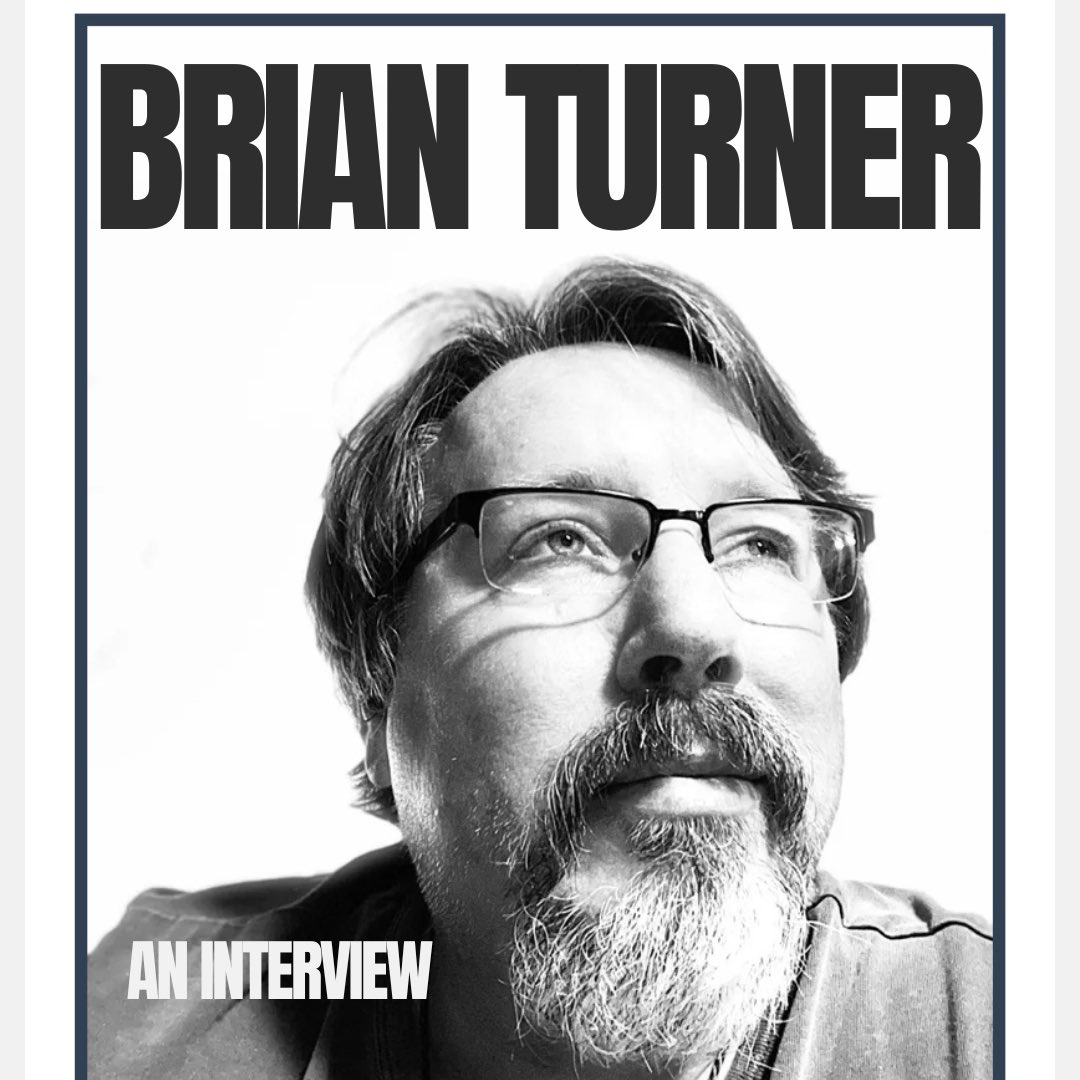 An interview with Brian Turner is now live on our website. Read it today—see the link in our bio. 

“Craft Chat, An Interview with Brian Turner” by Megan Pastore, Senior Poetry Editor
@turners_lens 
@The_ManicWriter