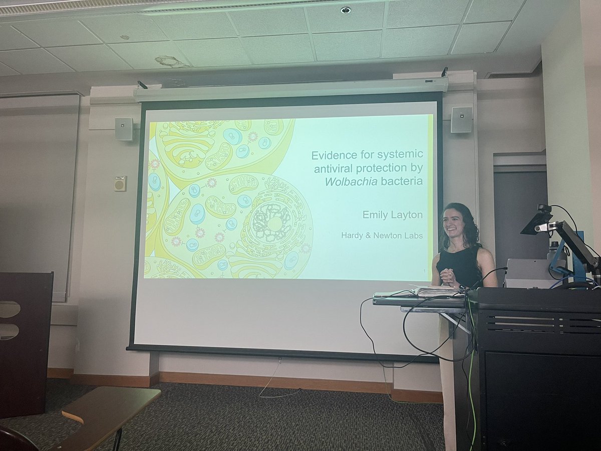 Graduate student <a href="/emilymlayton/">Emily Layton</a> giving microphiles right now!