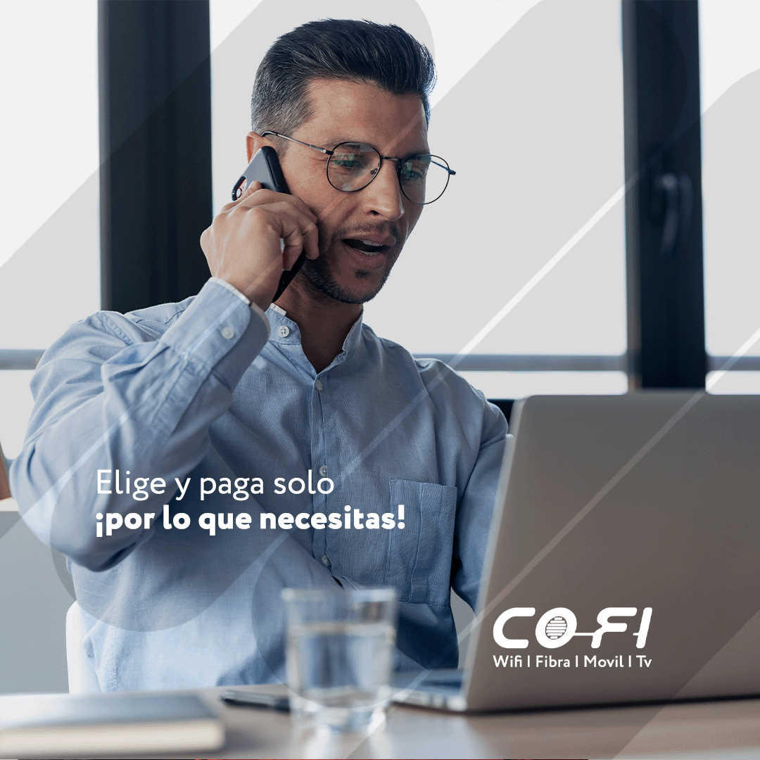 🚀 Con Co-fi, todo es fácil. Elige y paga solo por lo que vas a necesitar. Sin extras. ¡Llámanos al 956 03 12 34 para conocer nuestras tarifas!

🌐 co-fi.es 🌐
#cadiz #chiclana #wifi #andalucia #internet #fibra #tv #cofi #altavelocidad #movil #telefonia #tarifa