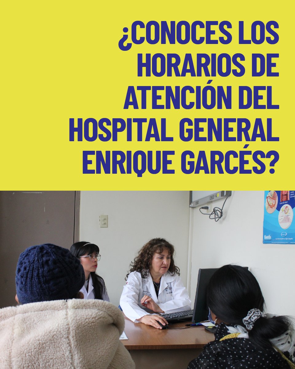 Hospital General Enrique Garcés 🇪🇨 tweet media