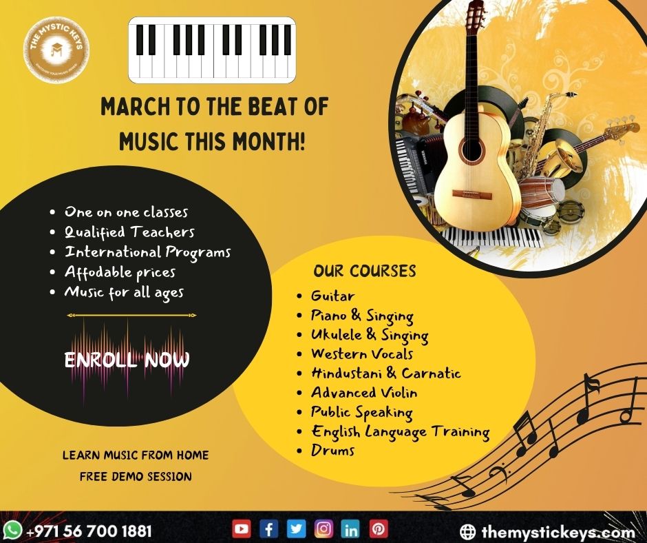 KeysMystic's tweet image. Let&apos;s March to the Rhythm of Music together!
#learnfromhome #makemusic #musiccommunity #learnsomethingnew #getcreative #joinus #beginnermusicians #intermediatelevel #advancedmusicians #virtualclassroom #onlinelearningplatform #themystickeys #learnmusicinstruments