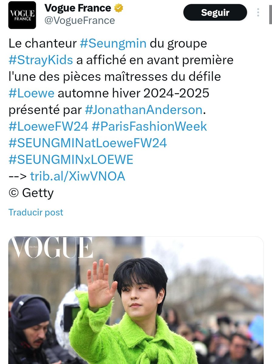 Even Vogue is using the tags so I don't wanna see you big accounts acting as if you don't care 
SEUNGMIN PARISIAN TALE WITH LOEWE
#SEUNGMINatLoeweFW24
#SEUNGMINxLOEWE
#LoeweFW24 #ParisFashionWeek 
<a href="/LoeweOfficial/">LOEWE</a>