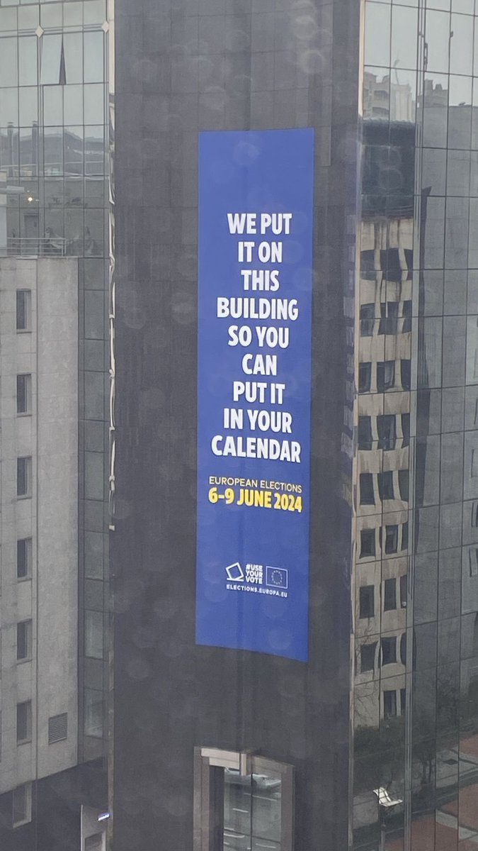 To your calendars! #euelections2024 #useyourvote