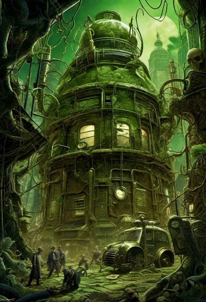 Delerat7's tweet photo. QT something Green ๐
#AiArt #fantasyart #AIArtistCommunity #digitalart #FridayVibes #scifiart #surrealart #Lovecraft #Cthulhu https://t.co/xV0eRV96PM