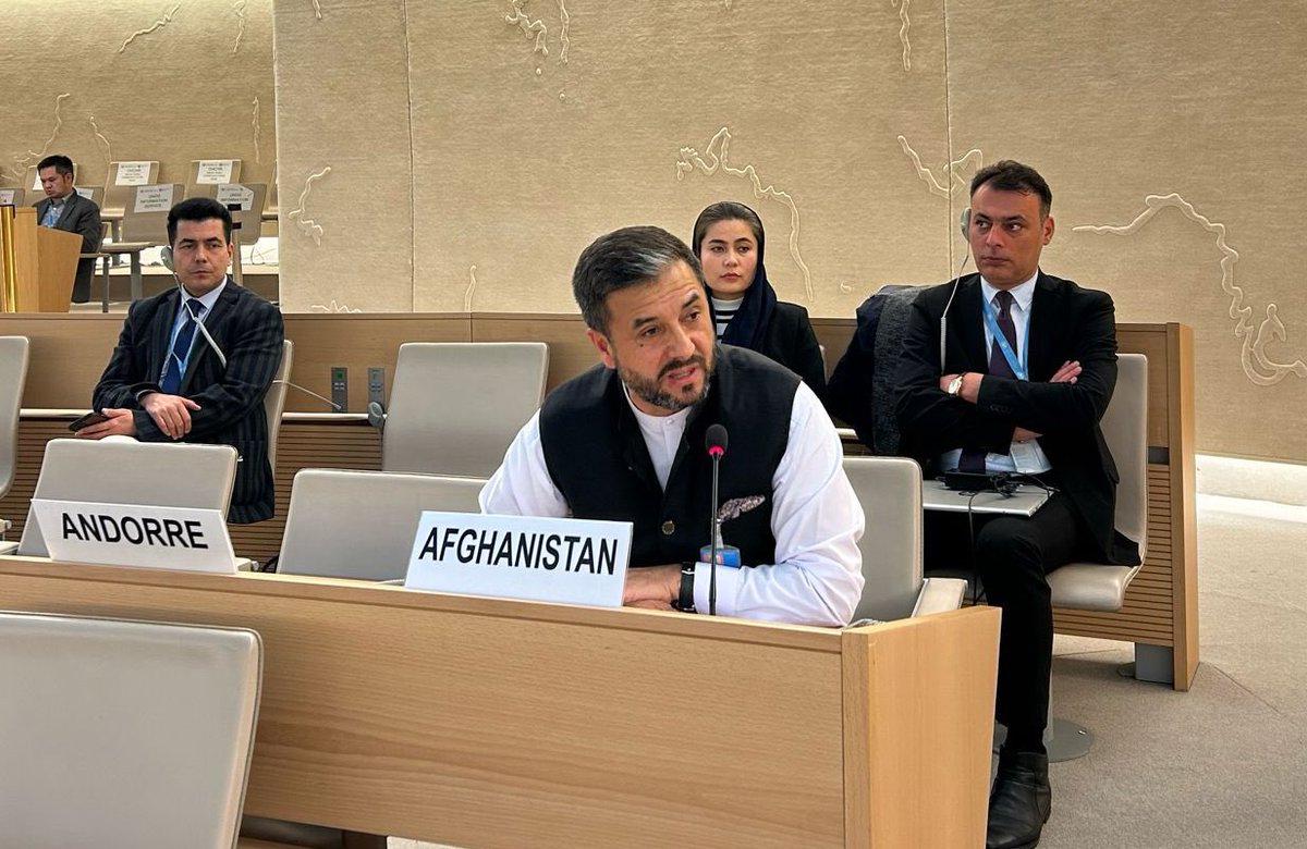 This was real representation and what Afghanistan needs right now!

The statement that @AfghanistanInCH presented to the 55th Human Rights Council was an overview of the entire conflict, suffering, dire needs and demands of the Afghan people under Taliban rule.

Thanks