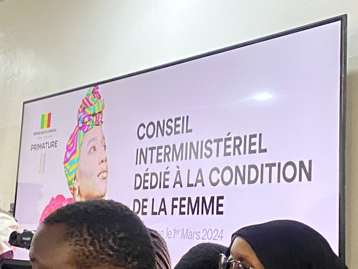 En prélude de la célébration de la journée internationale des droits des #femmes, nous participons au Conseil Interministériel sur la Condition de la Femme présidé par M. le premier Ministre. Ensemble pour noter les avancées mais aussi relever les nombreux défis qui subsistent !