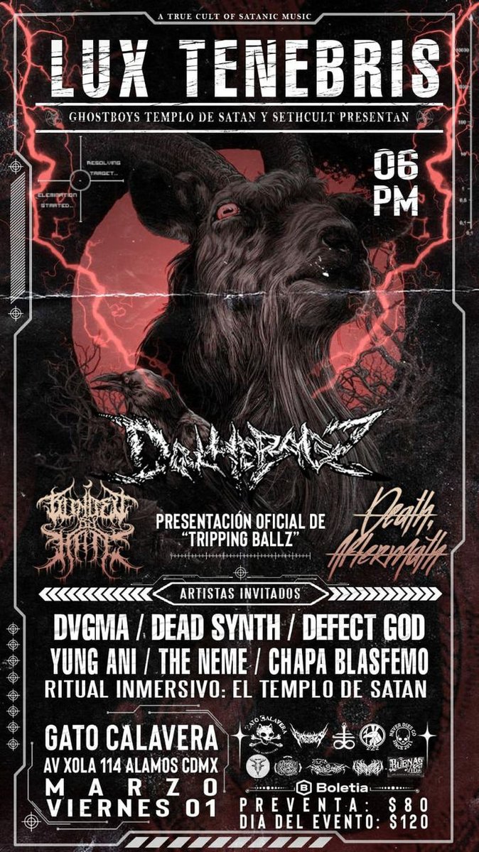 BBeat105's tweet photo. Acá estan los shows del día de hoy:
- En @GatoCalavera, @douchebagzmx
- En León, Gto. el #VISCERALDEATHFEST3 con #PutridPile
- En Querétaro, #Violencia, #WorldPeace
- En @ForolaCatedral, el #MexicoGrindDeathFest
En cuál los veremos?
#StayBlast
#BlastBeat105 https://t.co/DkwqVpiaBL