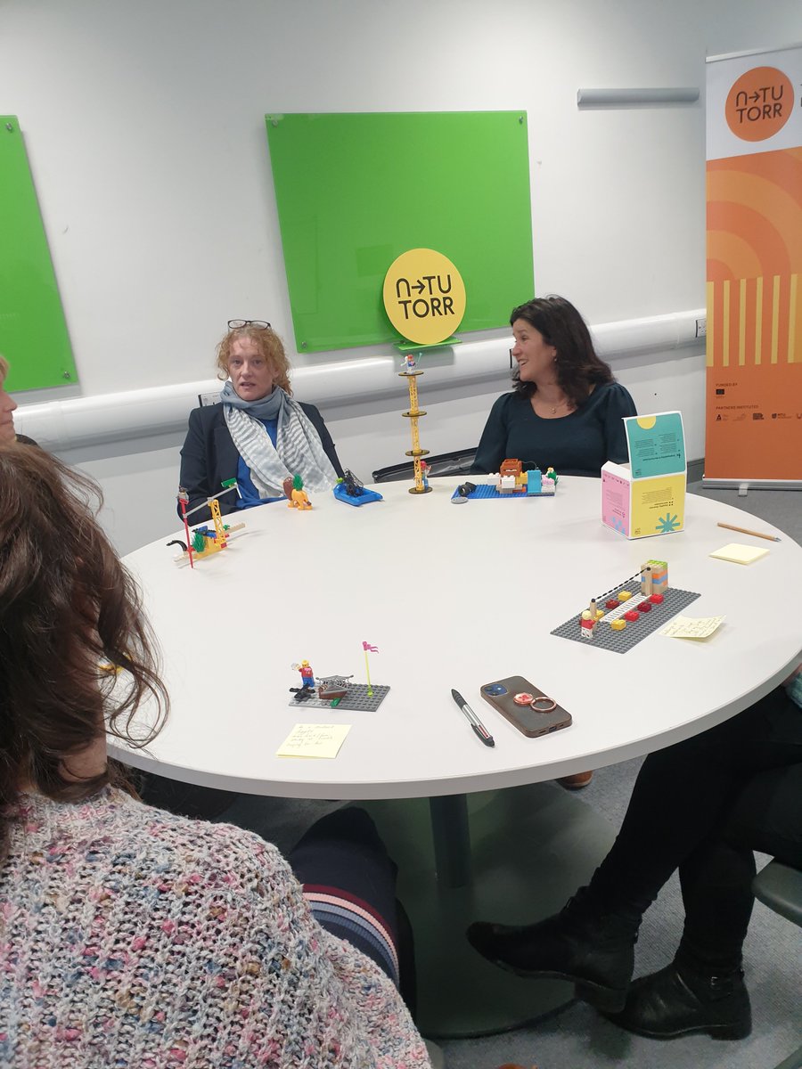 ellenmccabe's tweet image. Last workshop of N-TUTORR week! Fantastic insights and discussions at the Lego Serious Play session in @atu_ie  #lego #legoseriousplay @ntutorr @ATUTLC #ntutorrweek @noreenhenry @jessicacduffy @carinaginty @atu