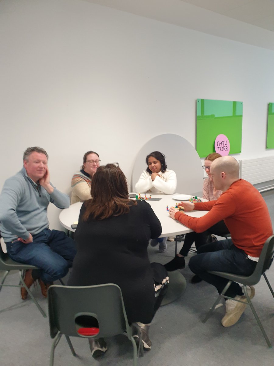 ellenmccabe's tweet image. Last workshop of N-TUTORR week! Fantastic insights and discussions at the Lego Serious Play session in @atu_ie  #lego #legoseriousplay @ntutorr @ATUTLC #ntutorrweek @noreenhenry @jessicacduffy @carinaginty @atu