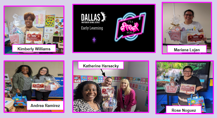 Friday Reflections: A huge highlight of my week was popping in to present appreciation gift baskets to several PreK teachers that presented this past weekend at the district PreK Conference.  Thank you all for presenting.  Your knowledge and expertise was greatly appreciated!