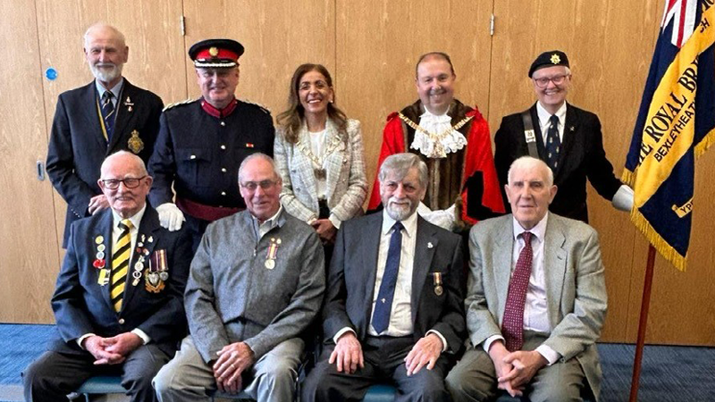 @MayorOfBexley hosted a reception last week (26 February) for four local ex-servicemen to recognise their service during the UK’s nuclear testing programme in the 1950’s and 60’s. Find out more here ow.ly/JJet50QK0cl