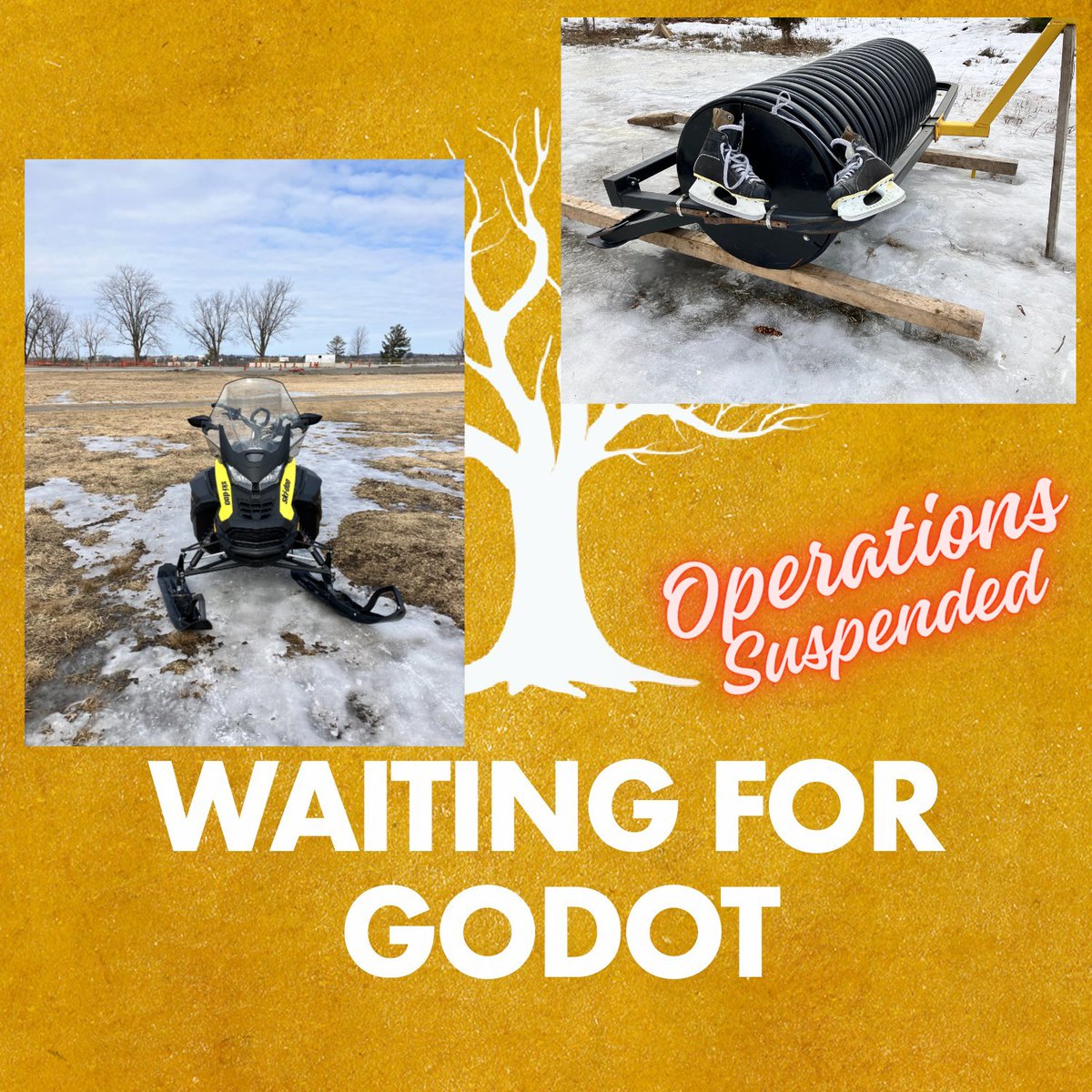 March 1st Status &amp; Prognosis:  Long term weather forecast is not looking good. Chances of that Mystical March snow dump, that #MyOttawa normally gets, is likely not going to happen. With a heavy heart, we need to put the trail into 'Operations Suspended' Mode.  <a href="/NCC_CCN/">National Capital Commission</a>