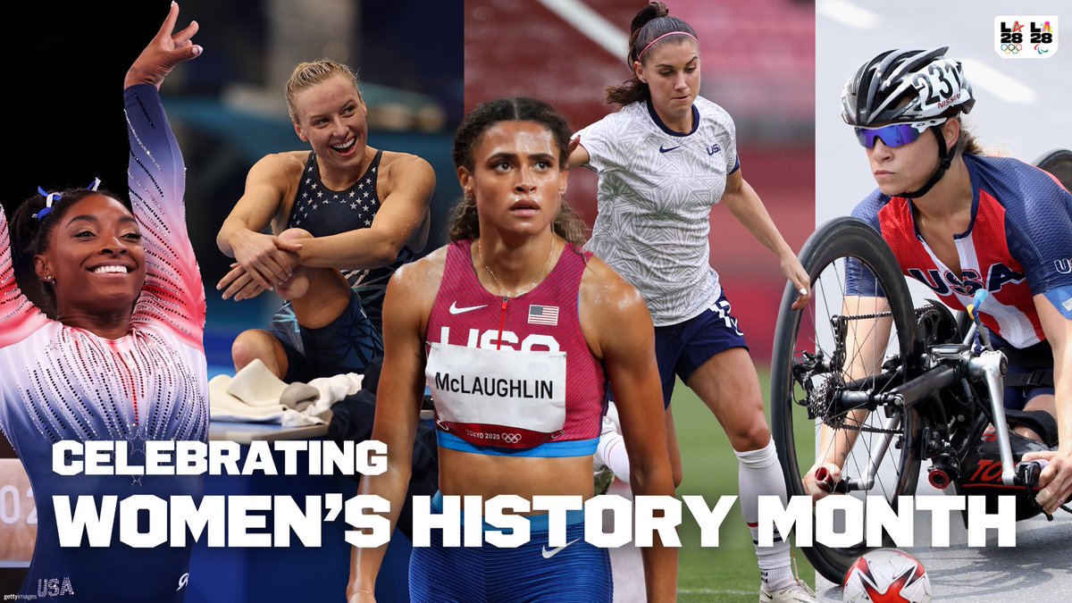 Celebrating the women who empower and inspire us everyday, as they set their eyes on #Paris2024. Happy #WomensHistoryMonth!
