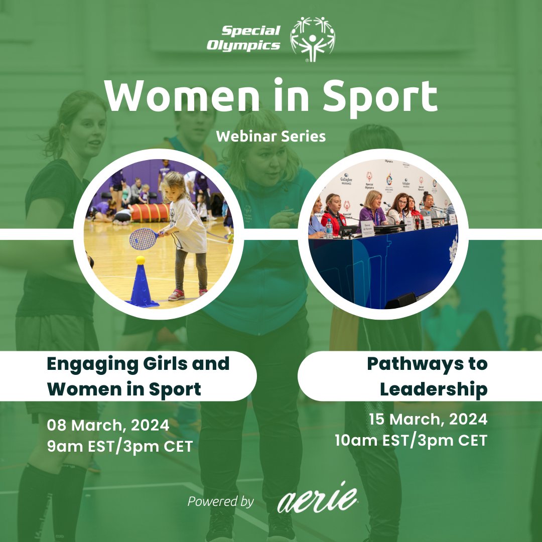 Mark your calendars! 🗓️ This #InternationalWomensDay, we're celebrating women's achievements in sports with a dynamic webinar series on March 8th! Proudly powered by <a href="/Aerie/">Aerie</a> 🌟 Register now: brnw.ch/21wHuiX #WomenInSport #IWD2024