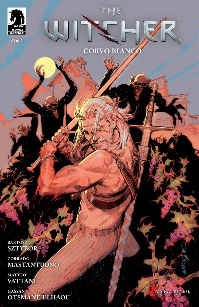 The easy life can never truly be easy for Geralt. New fantasy-western comic series The Witcher: Corvo Bianco by @sztybor_writes, Corrado Mastantuono, @matteovattani, @HassanOE begins this May--details: bit.ly/47SVE3x Variant covers by @tozozozo, Neyef, @jorge_molinam
