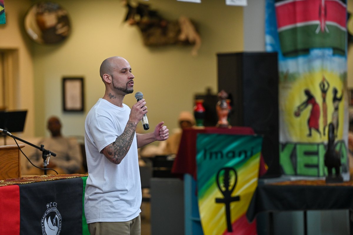 Stafford Creek Corrections Center's Diversity Committee made up of incarcerated individuals, in partnership with the Black Prisoners Caucus, held a Black History Month celebration yesterday. More than 230 attendees heard powerful speeches and performances.