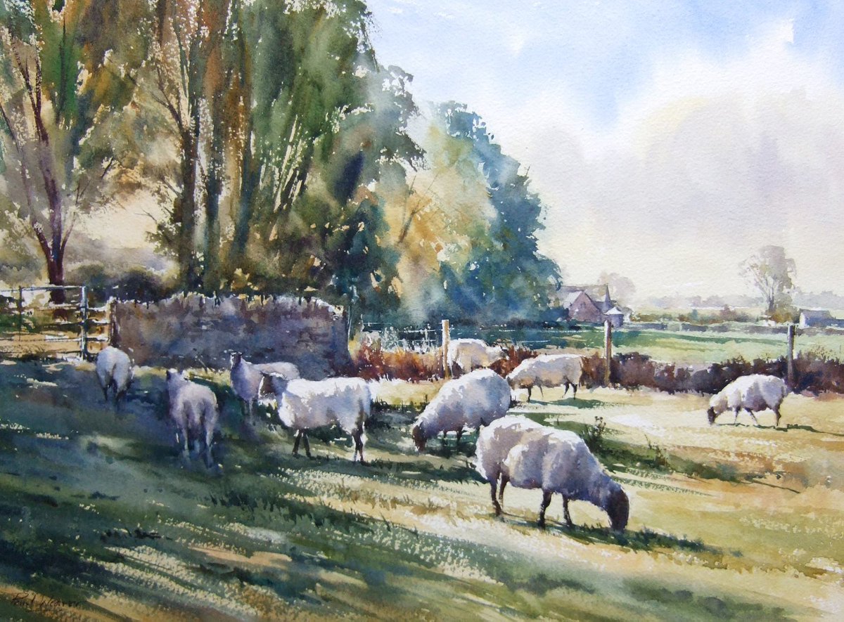 PLACES AVAILABLE: Spring into our watercolour #art #workshop with artist #PaulWeaver on 12 March. Focusing on capturing the forms and vibrant colour of the #Spring landscape including daffodils, blossom and lambs. Call 01672 512071 or pop into the bookshop to book your place now!