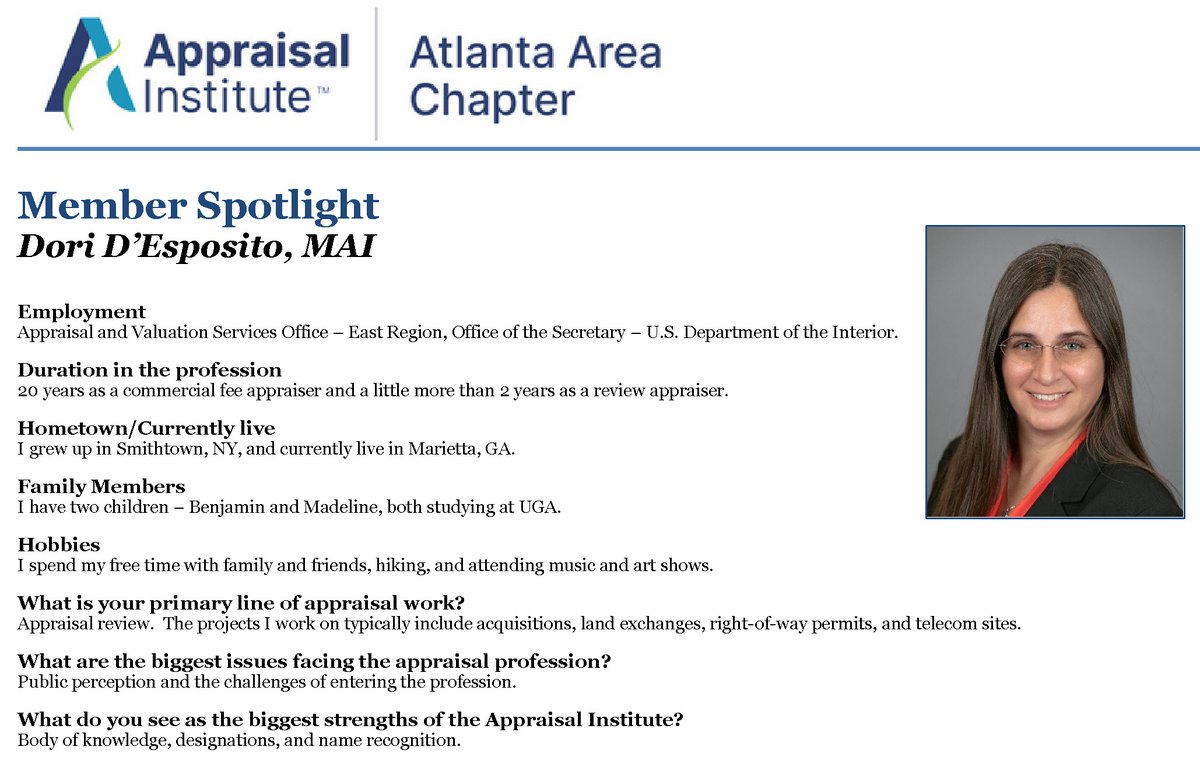 Congratulations, Dori, on being our current member spotlight!