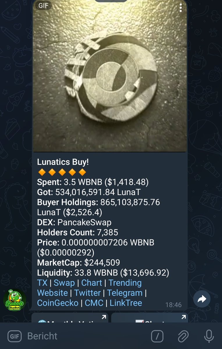 CrippyInvestor's tweet image. Whales are paying attention to Lunatics. You should to before its to late. Join now @LunaticsToken 

#whale #LunaT #lunaticstoken #bsc #bnb #pepe #dogwifhat #elmoerc #mma #busd #usdt #crypto