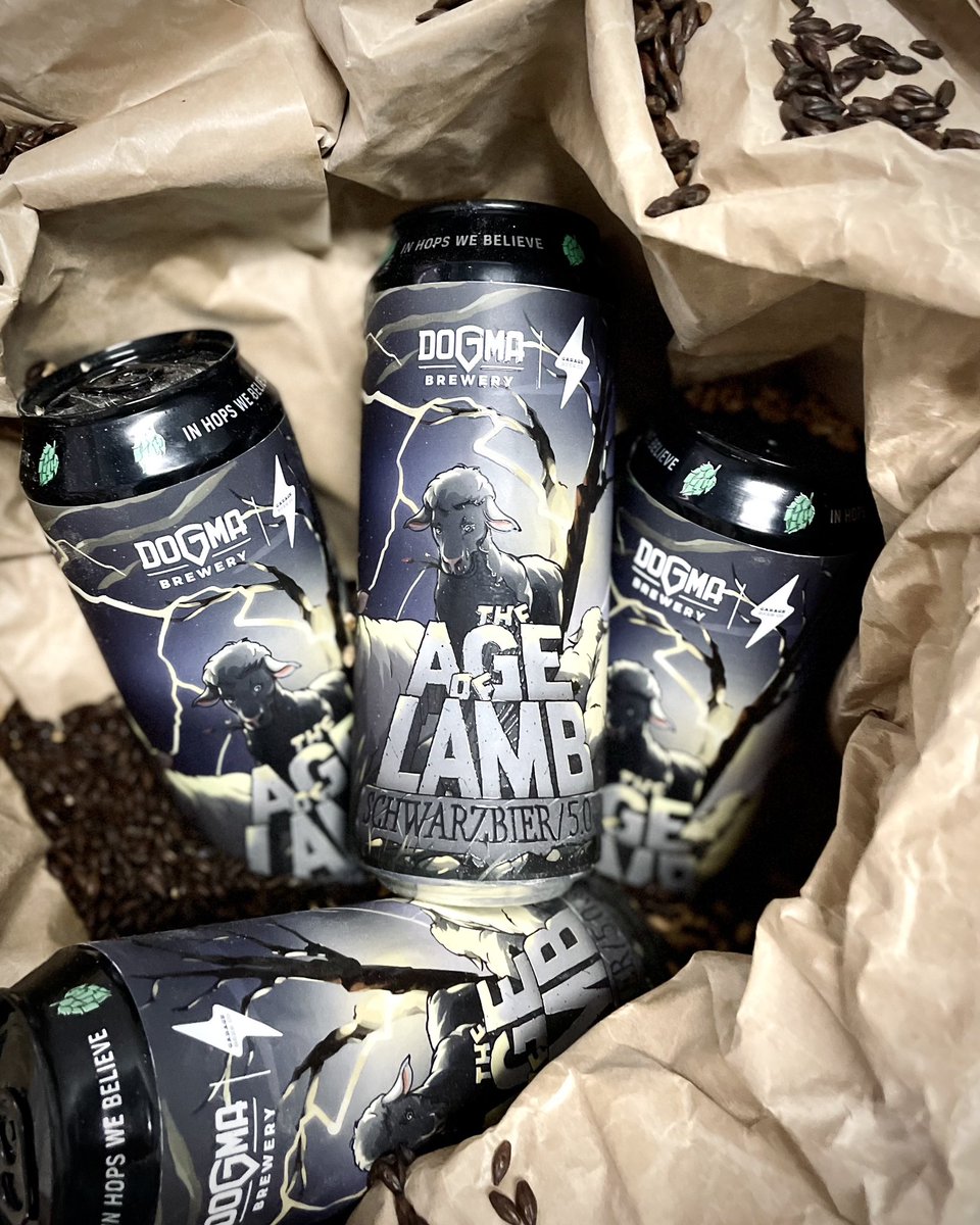 Bani na novo pivo! 🍻

🐑The Age of Lamb🐑  
skuvano u saradnji sa <a href="/GarageBeerCo/">garage beer co.</a> 🤘

Schwarzbier, izuzetno pitki crni lager, sa 5.0% alkohola, aromama kafe, suvog voća, karamele i sladnim karakterom.

Al’ pazi, nakon par  limenki postaje vuk u jagnjećoj koži 🫣
