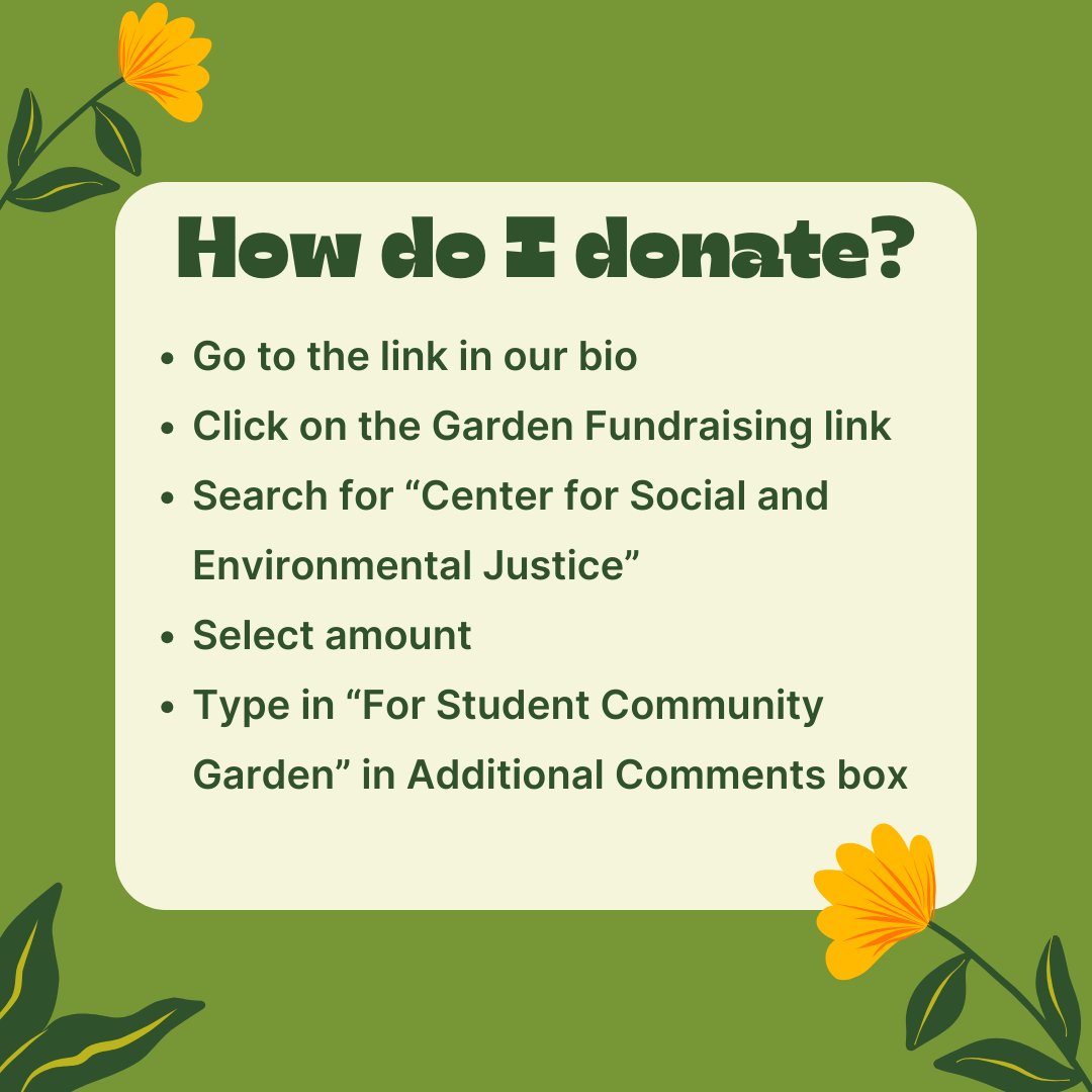 WSUVCSEJ's tweet photo. CSEJ needs your help! We need to raise $6,000 to break ground in the spring! Check out the link in our bio for more information. https://t.co/ikaT2Y4tjC