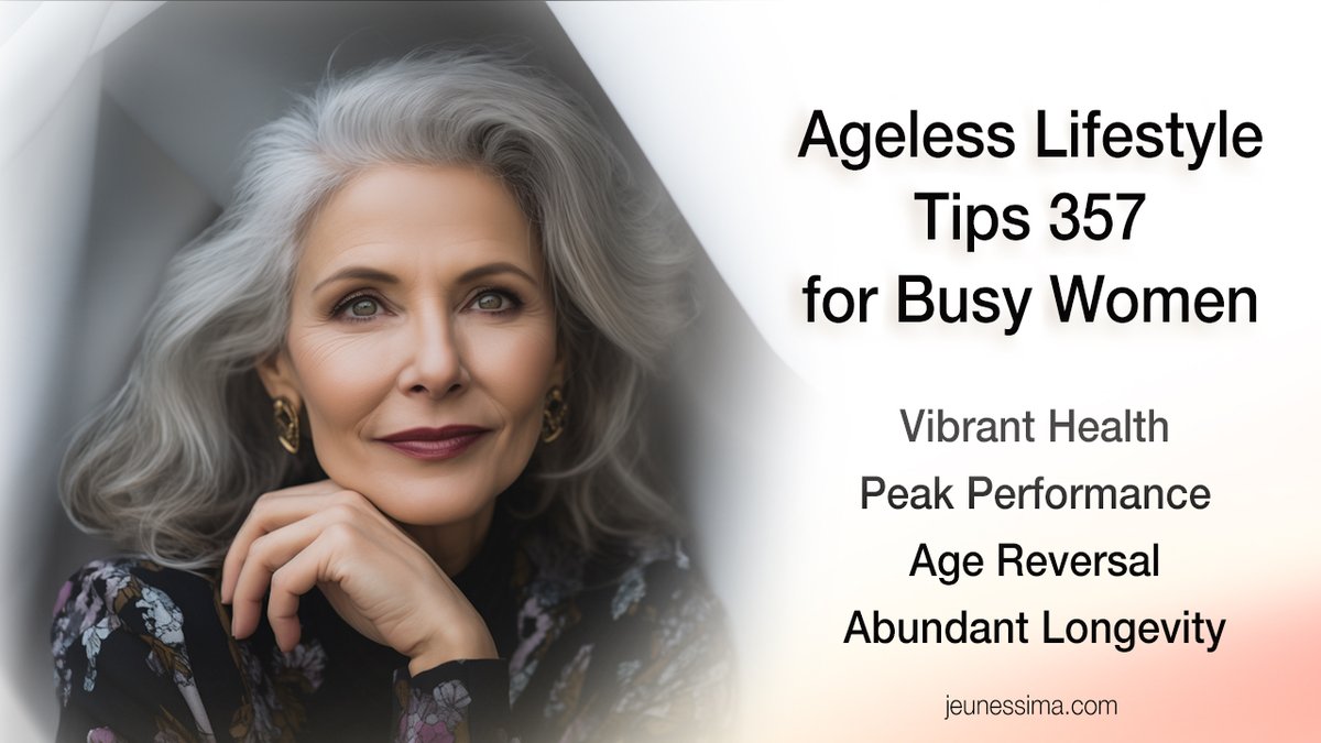 My #Ageless #Lifestyle #Tips 357 are out ... · 1-Minute Squats for Brainpower · Seaweed for #Muscle Preservation · #Probiotics Against Covid · Morning #Meditation · Saliva to Diagnose Cancers · AI Predicts #LifeExpectancy · ... …es-ageless-lifestyle-tips.beehiiv.com/p/357-more-bra…